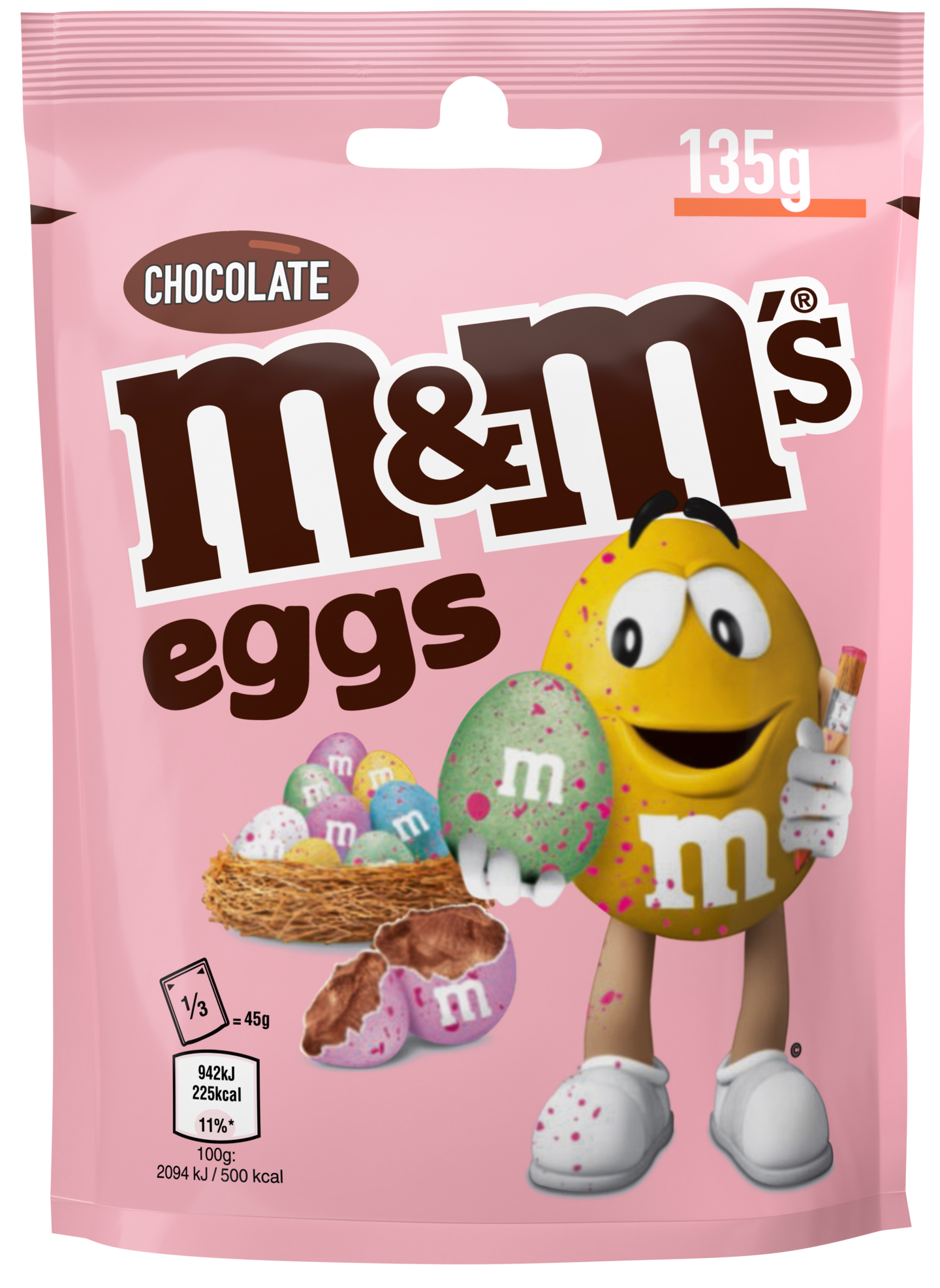 M&M'S Pääsiäismunapussi 135g