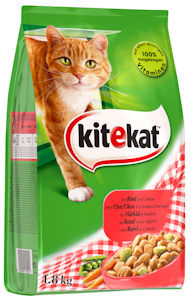 Kitekat 1,8kg härkää ja kasviksia