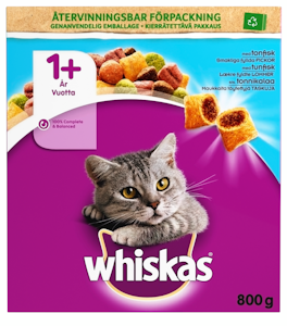 Whiskas 1+ Tonnikalaa 800g