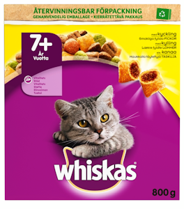 Whiskas 7+ Kanaa 800g