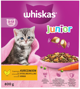 Whiskas Junior kanaa 800g