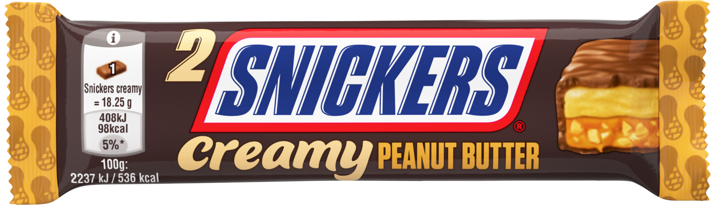 Snickers Creamy Peanut Butter suklaapatukka 36,5g DIS