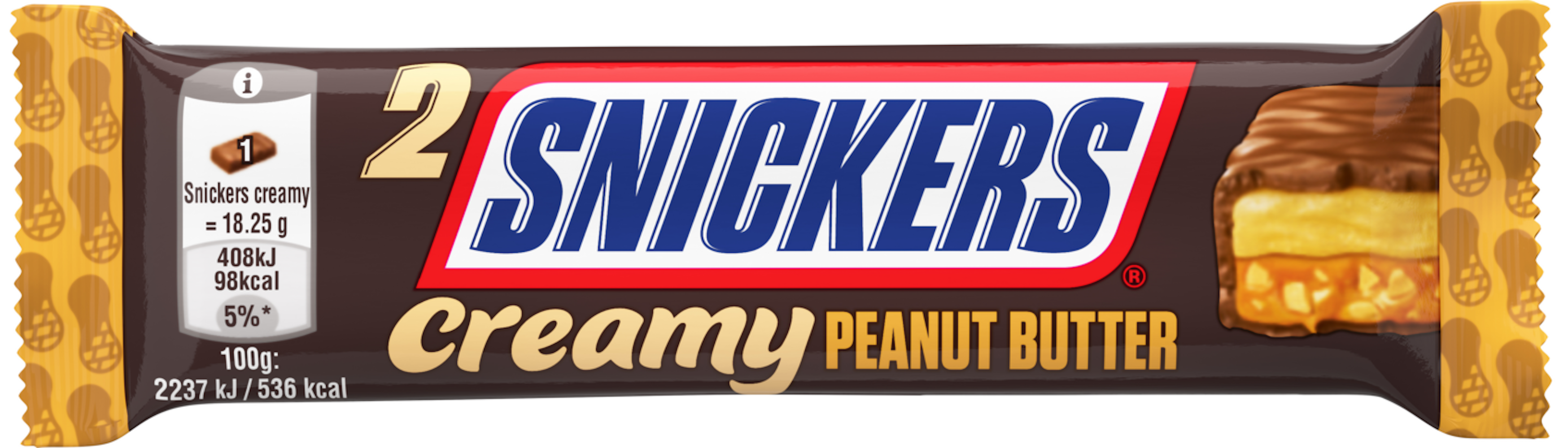 Snickers Creamy Peanut Butter 36,5 g