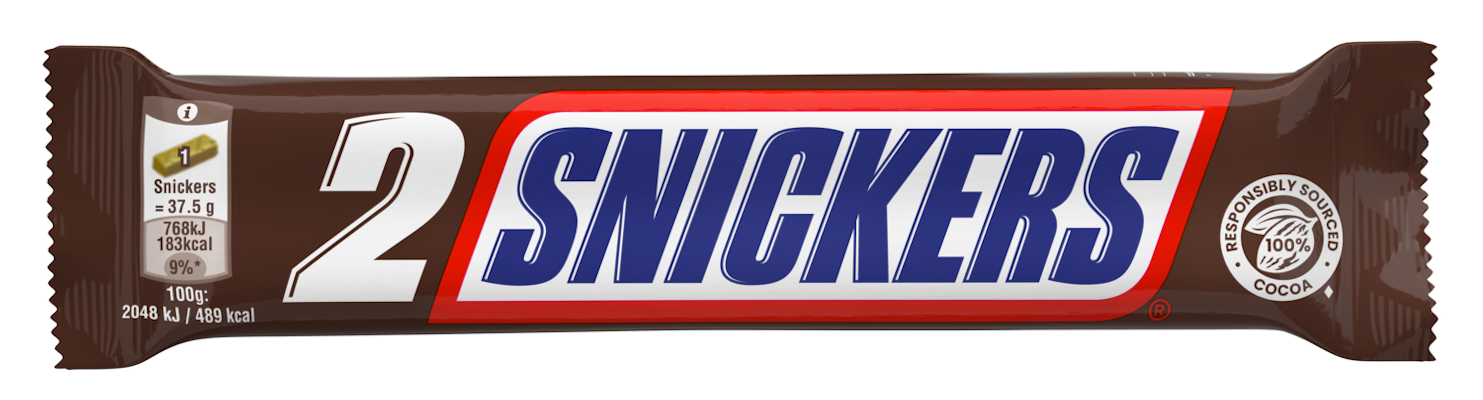 Snickers suklaapatukka 2-pack 75g