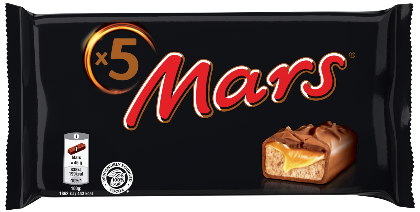 Mars suklaapatukka monipakkaus 5-pack 225g QPA