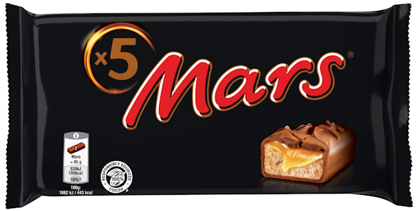 Mars suklaapatukka monipakkaus 5-pack 225g QPA