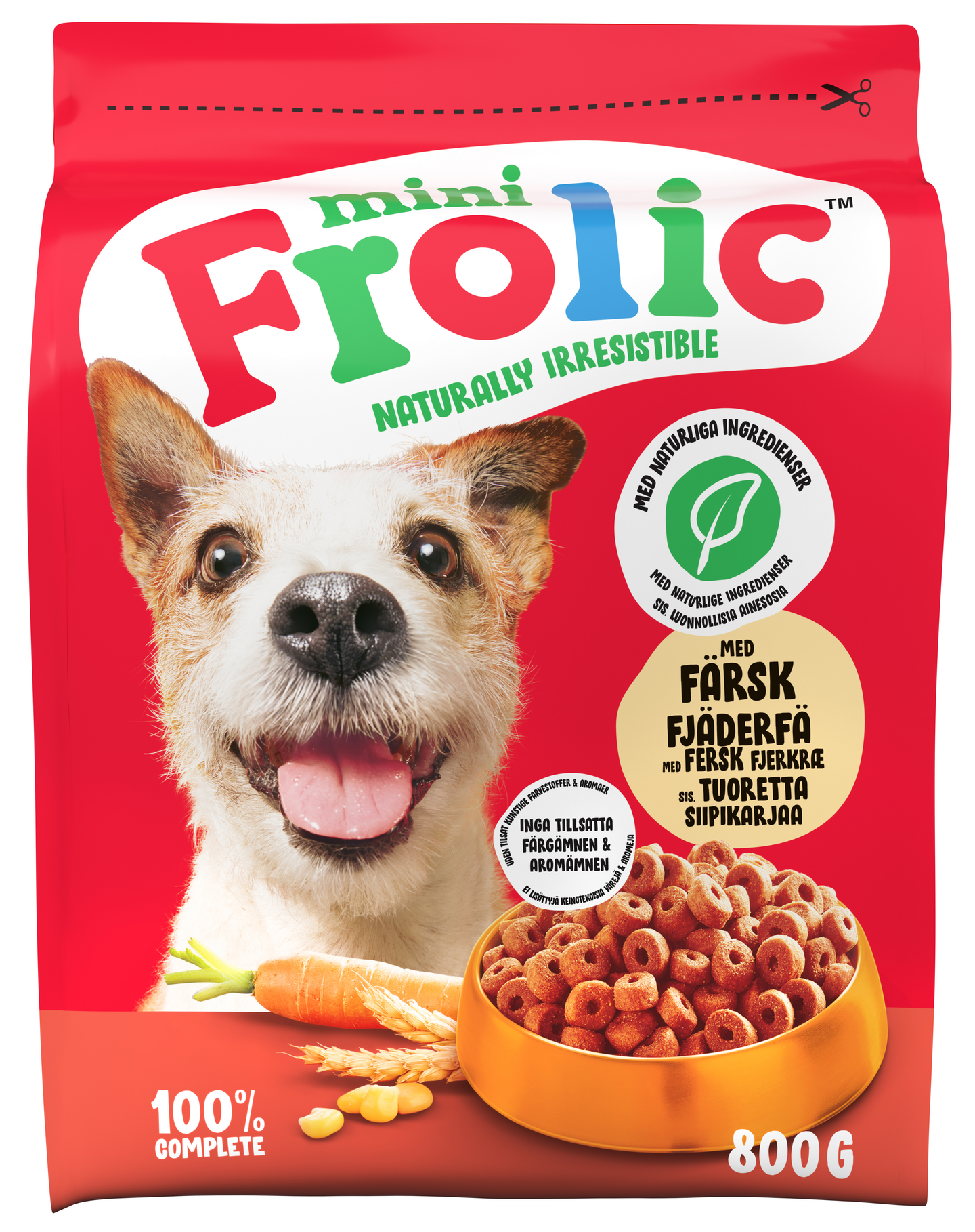 Frolic Mini Siipikarjaa koiran kuivaruoka 800g