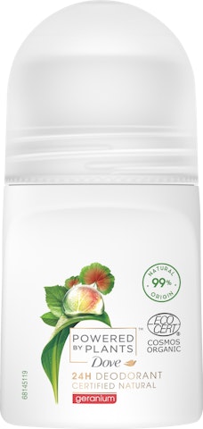 Dove Powered by Plants roll-on 50ml Geranium