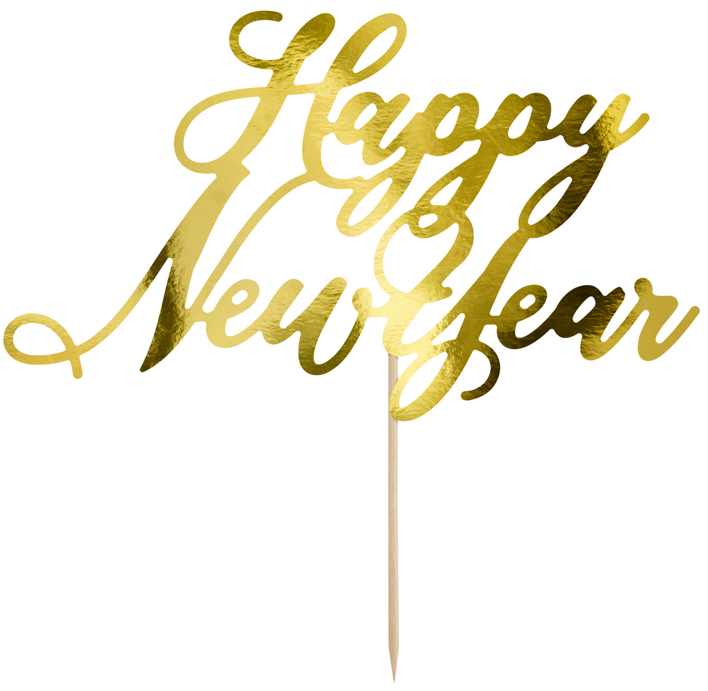 Happy New Year kakunkoriste 24cm kulta