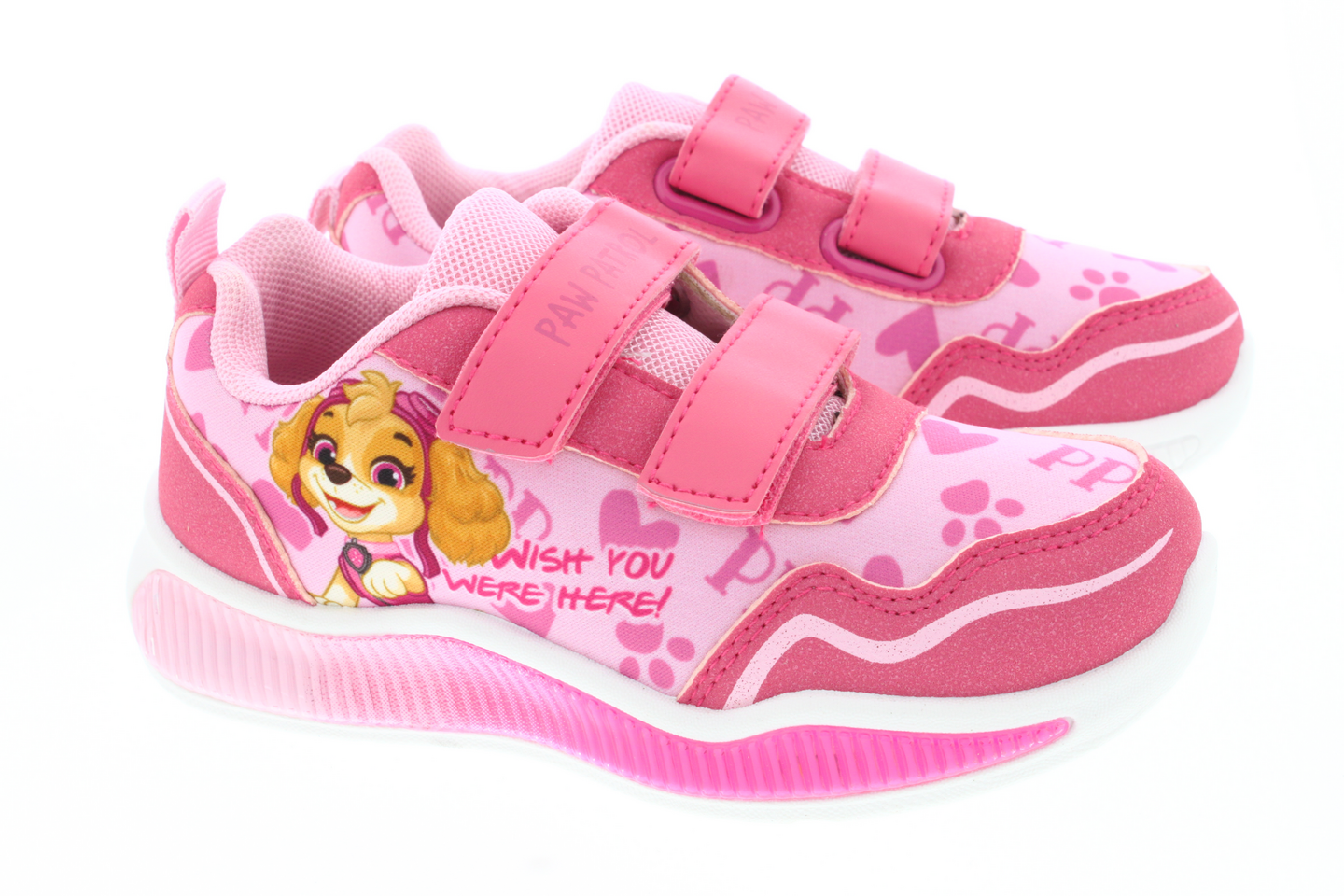 Ryhmä Hau lasten valolenkkarit pinkki