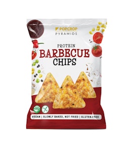 Popcrop pyramids proteiini monijyvä sipsi 60g barbeque