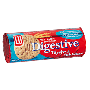 LU Digestive taysjyvävehnäkeksejä 400g