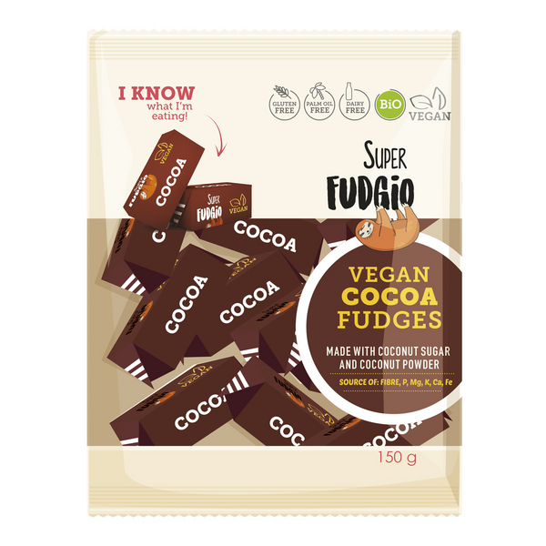 Super Fudgio maidoton Kaakao Toffee 150g Luomu