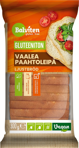 Balviten Vaalea Paahtoleipä 300g