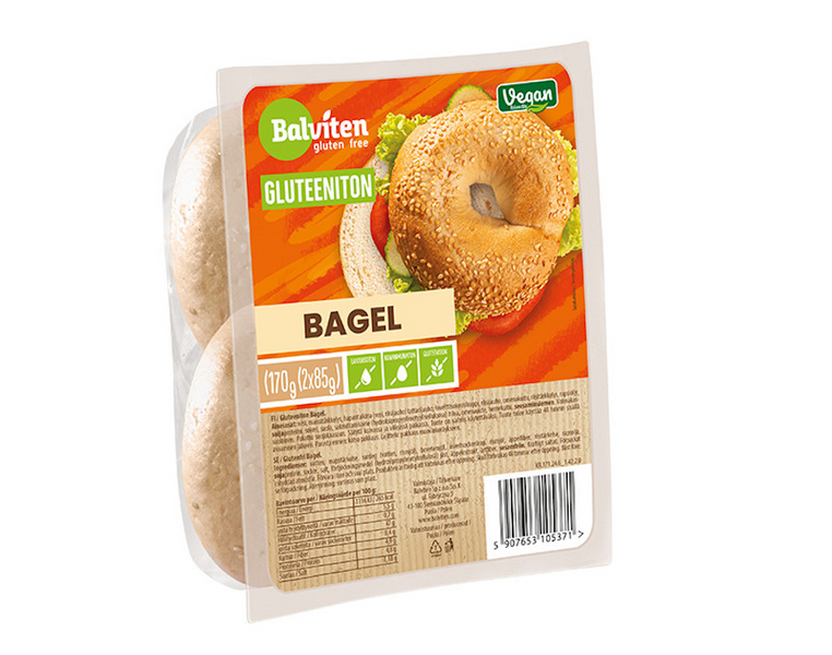 Balviten Gluteeniton Bagel 2kpl/170g