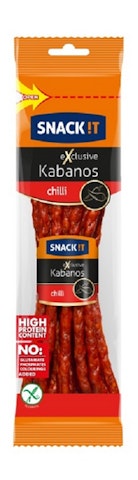 Snack it Kabanos Exclusive Chili kuivattu kabanossi 120g