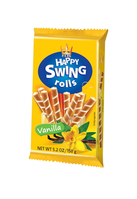 Happy swing Rolls vohvelirulla 150g vanilja