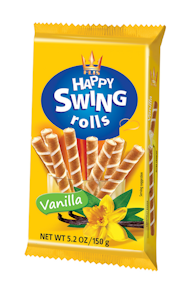 Happy swing Rolls vohvelirulla 150g vanilja