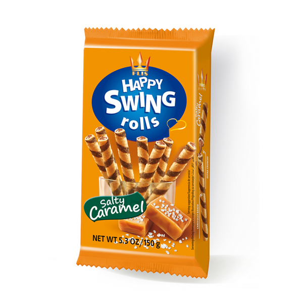 Happy Swing Rolls vohvelirulla 150g salty caramel