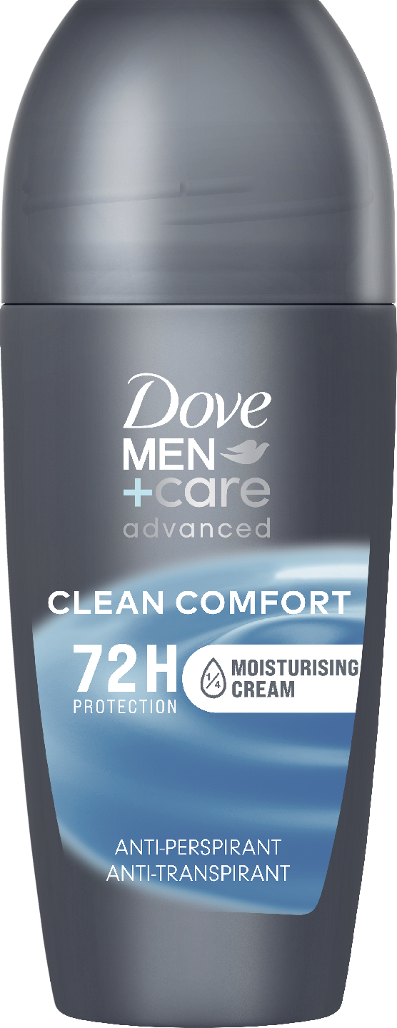 Dove Men+Care 72h Advanced Clean Comfort Antiperspirantti deo Roll-on 50ml