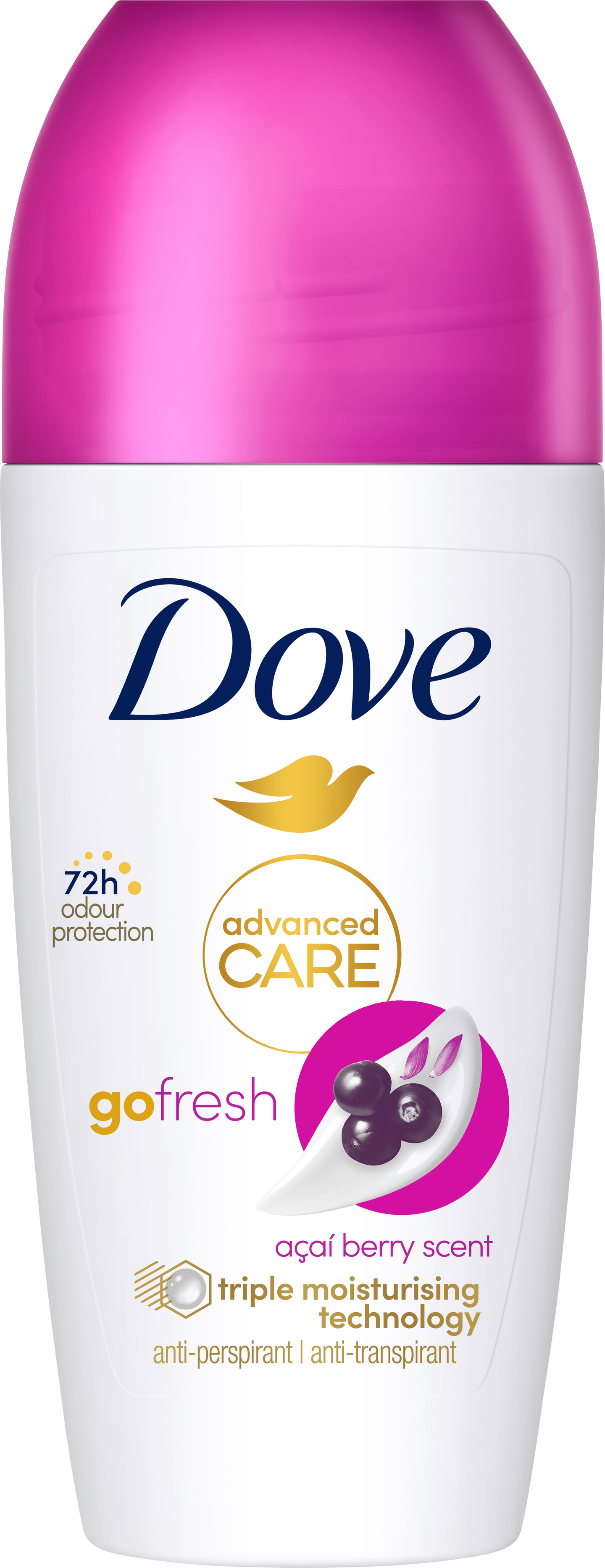 Dove 72h Advanced Care Acai&Water Lily Antiperspirantti Deo Roll-On 50ml