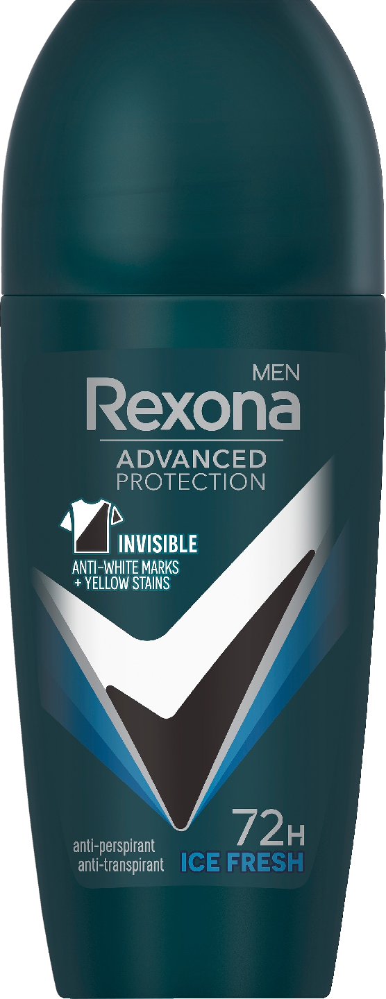 Rexona Men Advanced Protection antiperspirantti Deo Roll-on 50 ml Invisible Ice Fresh