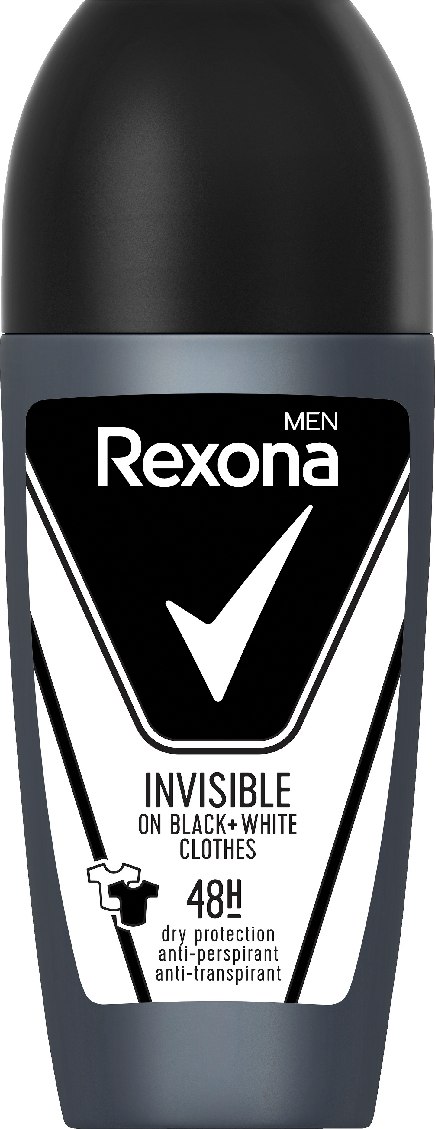 Rexona Men 48h Invisible B&W Antiperspirantti Deo Roll-On 50ml