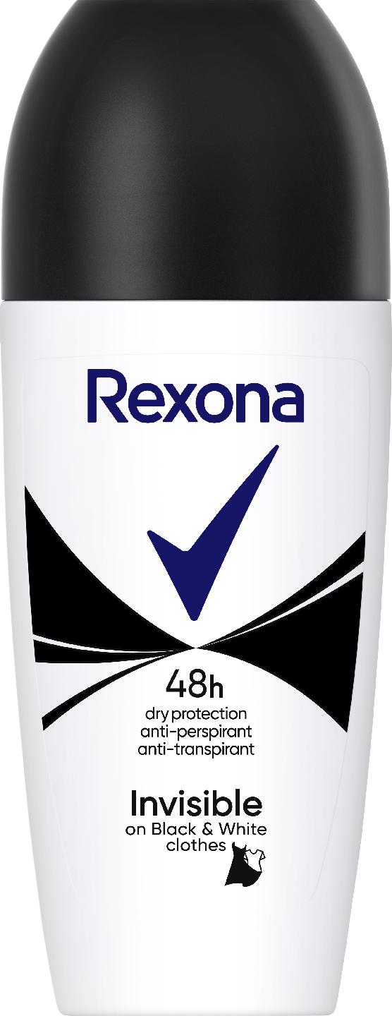 Rexona 48h Invisible B&W Antiperspirantti Deo Roll-On 50ml