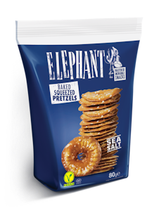 Elephant pretzel 80g merisuola