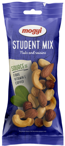 Mogyi Student Mix pähkinäsekoitus 70 g | K-Ruoka Verkkokauppa