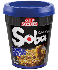 Nissin Soba Cup Nuudeleita yakisobakastikkeessa Yakitori Chicken 89g