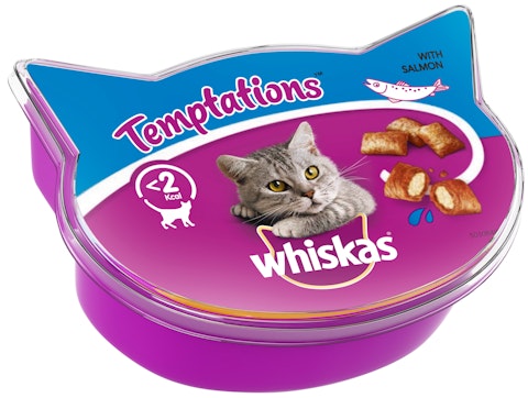 Whiskas Temptations 60g lohi
