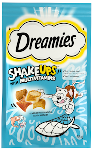 Dreamies Shakeups multivitamiini meren antimet 55g