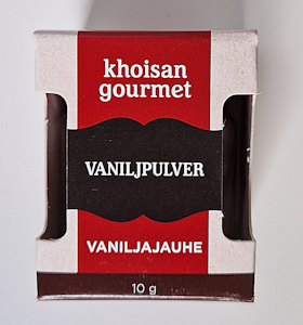 Khoisan Gourmet vaniljapulveri 10g