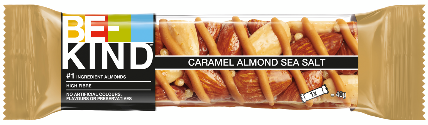 BE-KIND 40g Caramel Almond&Sea Salt