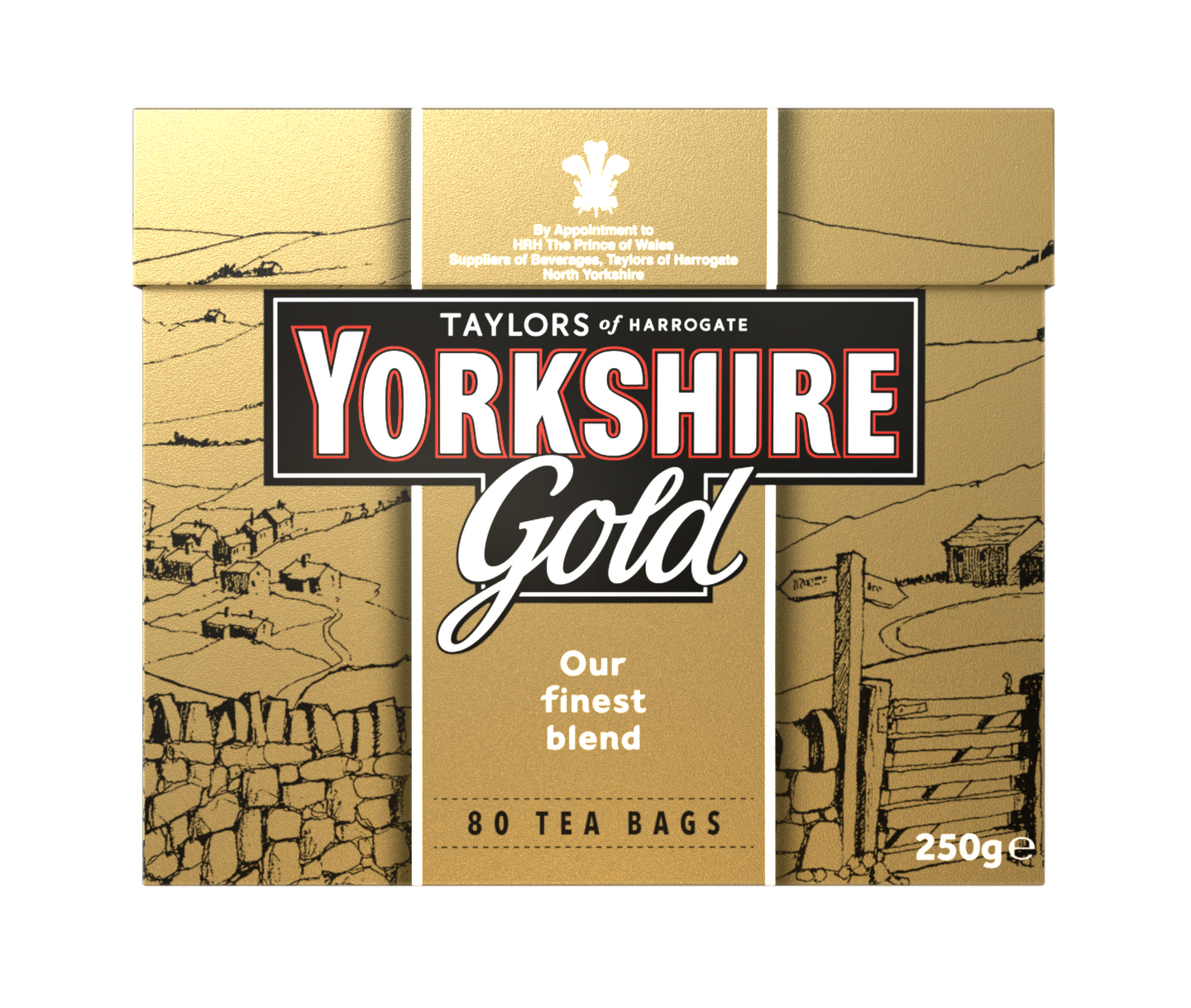 Yorkshire Gold Musta tee 80pss 250g