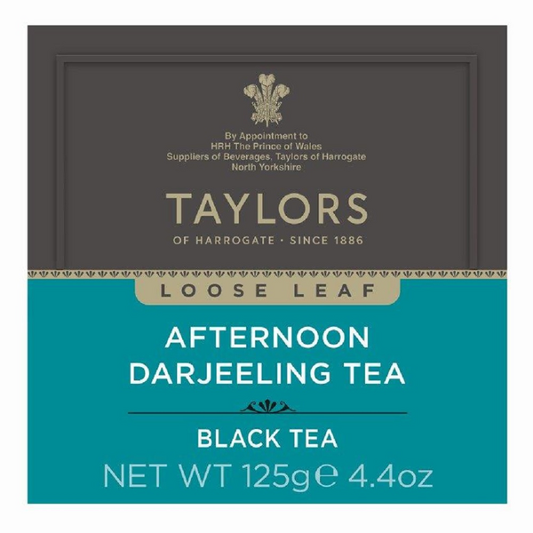 Taylors of Harrogate Afternoon Darjeeling musta irtotee 125 g