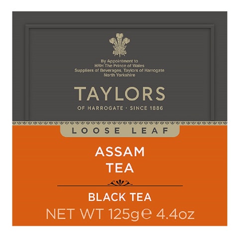 Taylors of Harrogate Assam musta irtotee 125 g