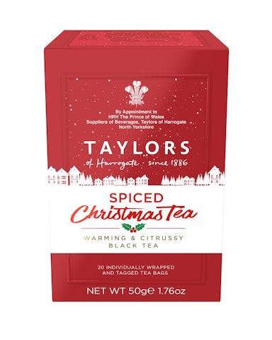 Taylors spiced black christmas tea 20ps