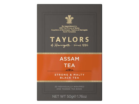 Taylors Pure Assam musta tee 20ps