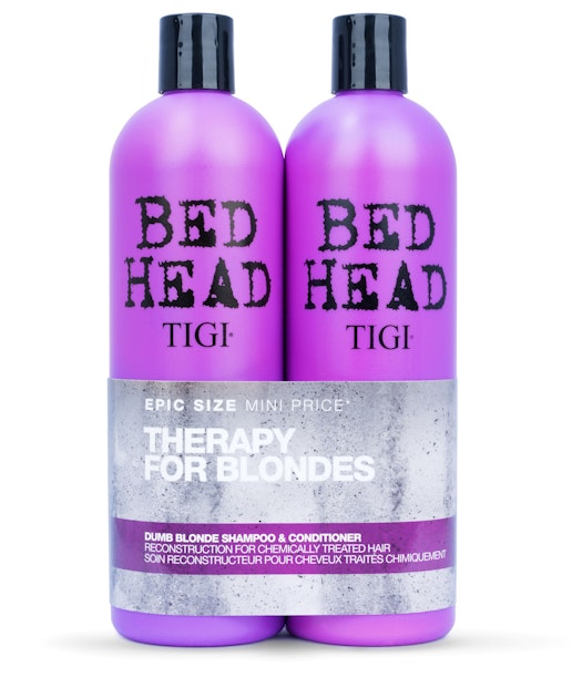TIGI Bed Head Dumb Blonde Purple Toning Shampoo - wide 5