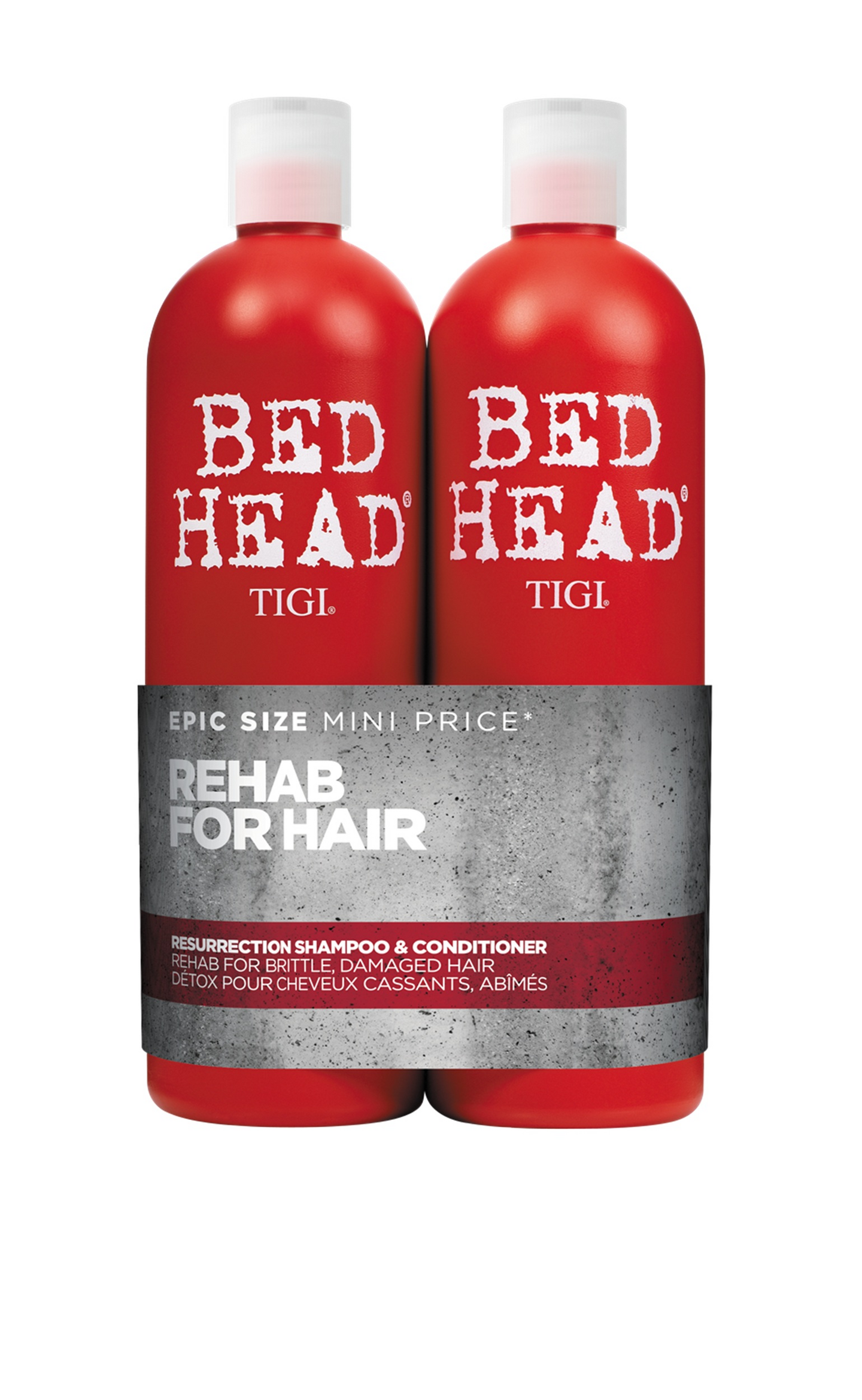 Tigi 2x750ml Bed Head Resurrection Tween Duo Shampoo&Hoitoaine tuplapakkaus