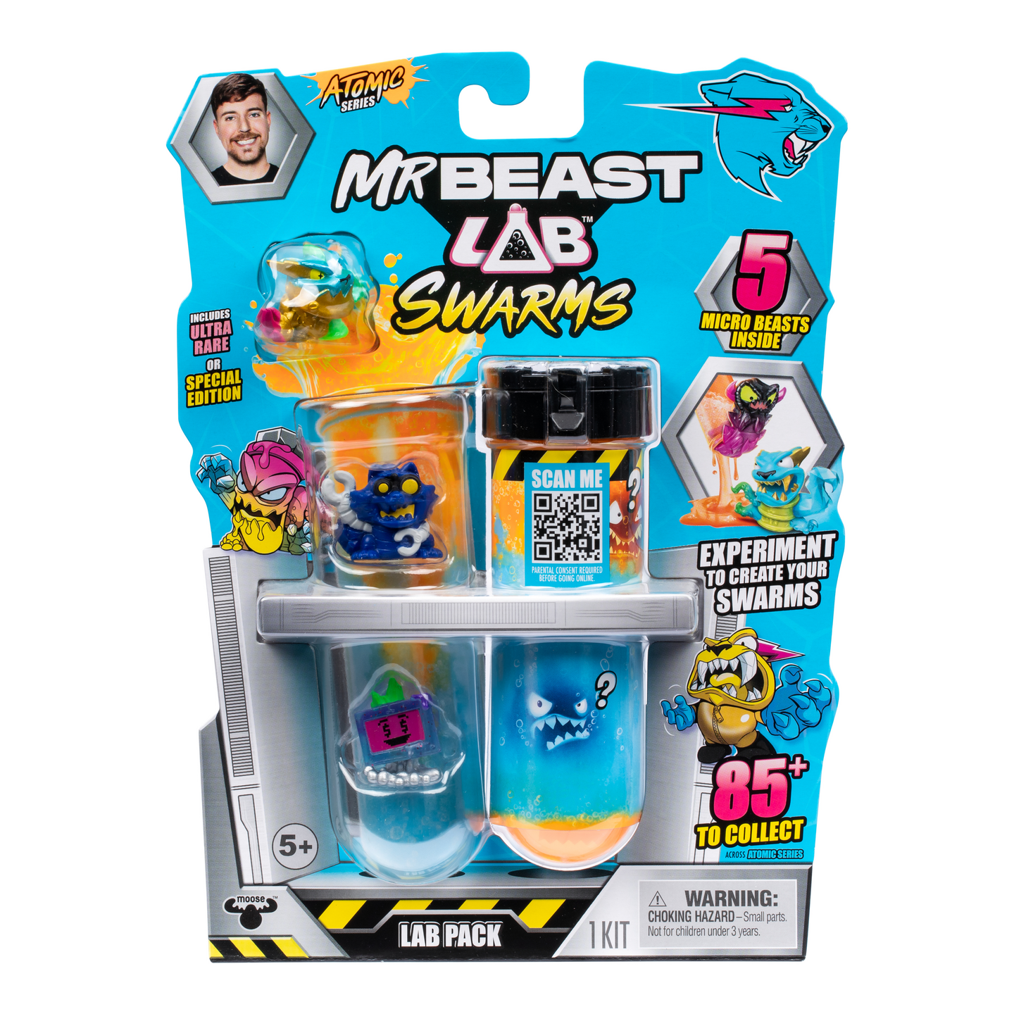 MrBeast Lab Swarms Atomic -hahmo 5 kpl