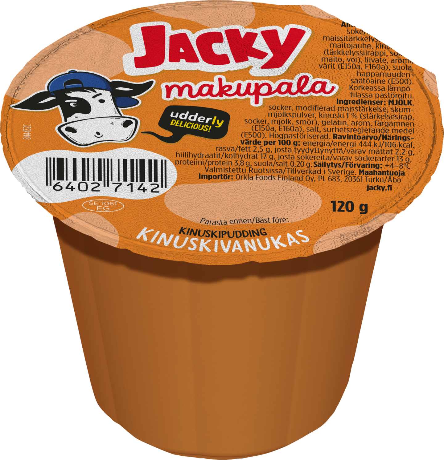 Jacky Makupala kinuskivanukas 120g