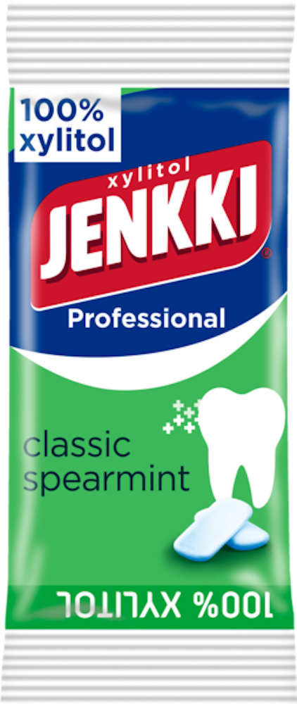 Jenkki Professional Classic Spearmint täysksylitolipurukumi 2-pala 2,8g ...