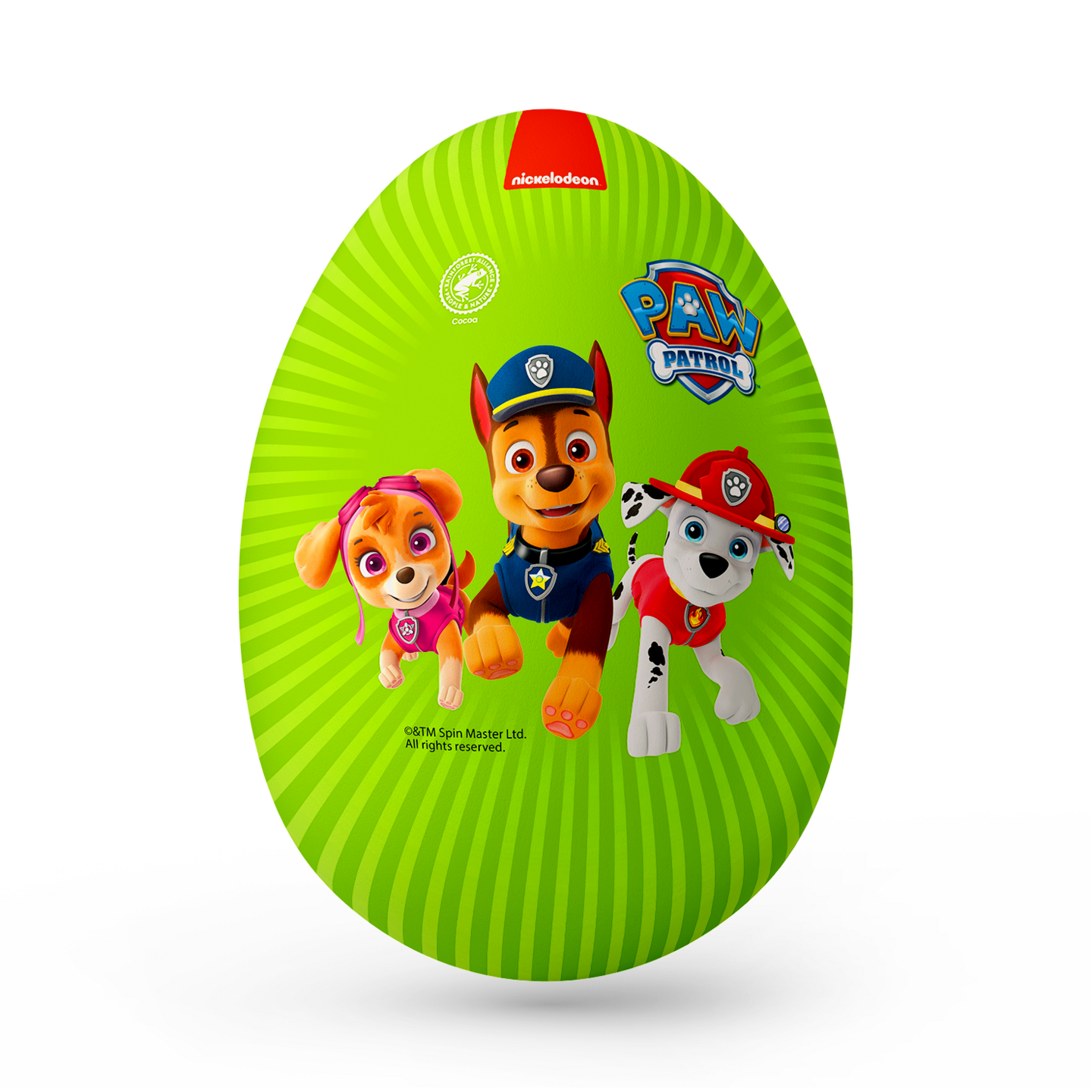 Paw Patrol Yllätyssuklaamuna 110g