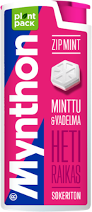 Mynthon Zipmint pastilli 30g vadelma