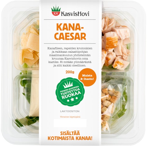 Kasvishovi kana-caesar salaatti 200g
