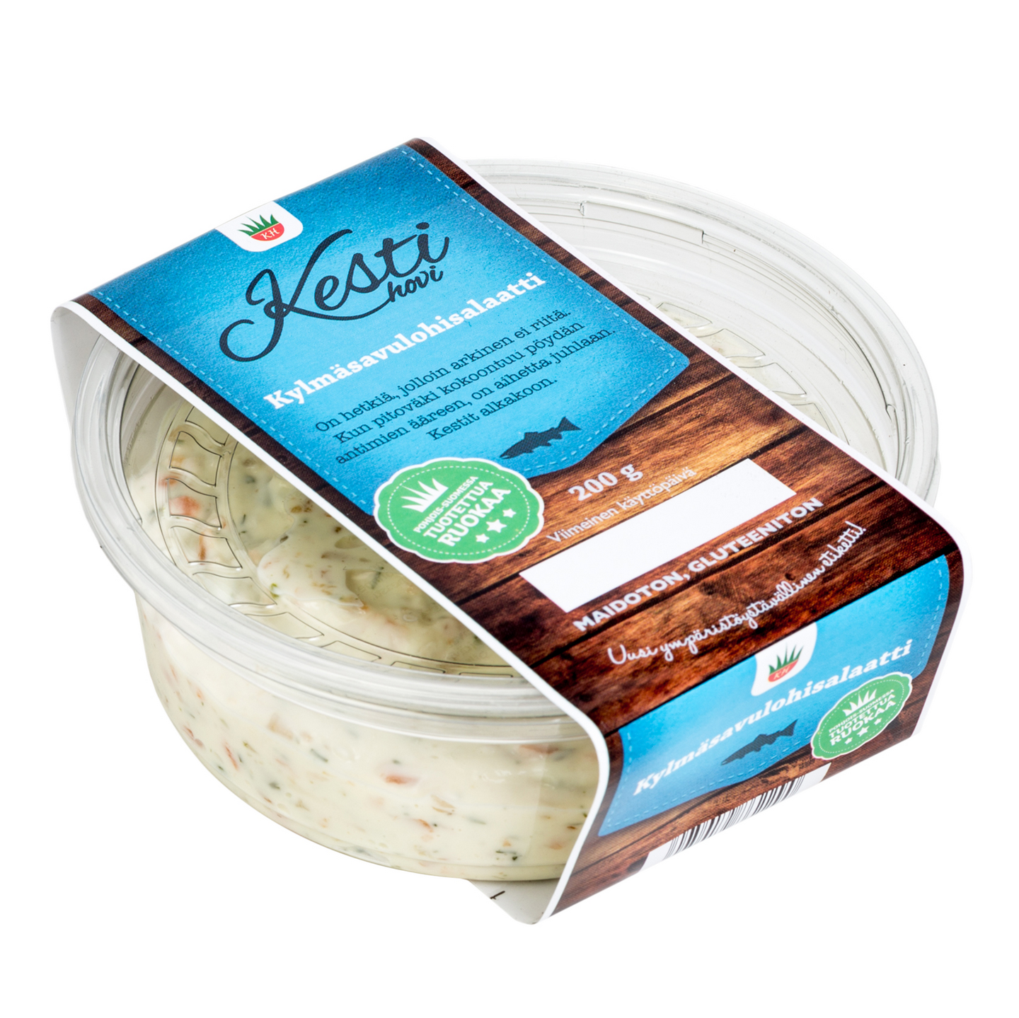Kesti kylmäsavulohisalaatti 200g