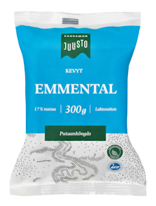 Kuusamon Juusto emmental sinileima 17% 300g